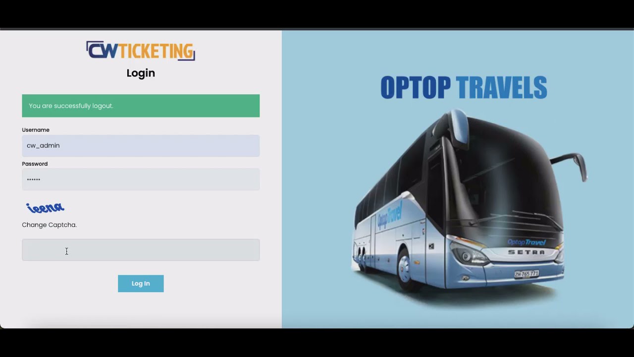 Bus Ticket Booking System - Company Admin Panel | Online Bus ...