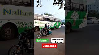 NNN 💥 Nallamani Bus Transport Madurai.ominibus,TN private bus collections Mass Driving rider #shorts