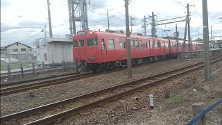 名鉄6000系6042F＋6000系6038F　普通碧南行　北新川駅発車