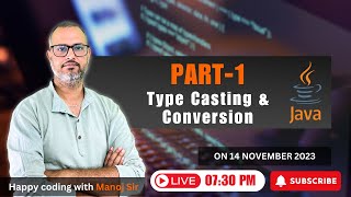6.1 Type Casting in Java | Type casting in Java with examples
