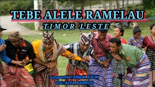 TEBE ALELE RAMELAU.tebe viral Timor Leste.#domilorotolu#tebesongket.