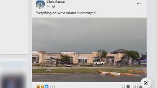 Temple neighborhood destroyed by severe storm