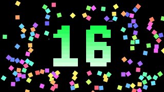 16 Seconds Pixels Explode Timer