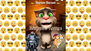 Burum burum song | Talking tom singing  | बुरुम बुरुम 🏍️😍