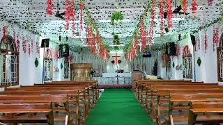 Christmas and New year church decoration / CSI Popley memorial Church Surampatti Erode