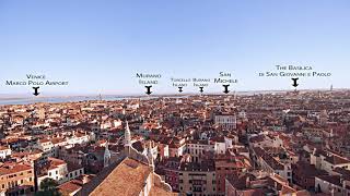 The best Panoramic view of Venice - View Of Venice From Frari Bell Tower (70 m) - Italy