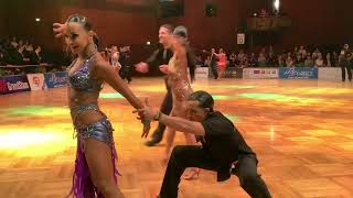 SAMBA - Andrea \u0026 Martina vs Zsolt \u0026 Malika - WDSF 2022 PD Professional Super Grand Prix GOC GER -