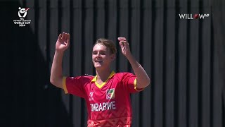 Kohl Eksteen 3 wickets vs Sri Lanka U19 | 6th Match - SL19 vs ZI19