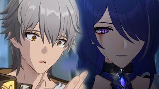 Acheron Crying meet Caelus In Dreamscape Cutscene - Honkai Star Rail Penacony Story