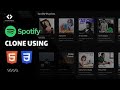 Spotify Clone @CodeWithHarry