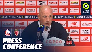 Press Conference LOSC LILLE - AS MONACO (4-3) / Week 12 - Ligue 1 Uber Eats / 2022-2023