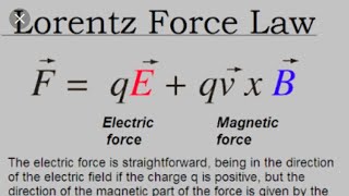 Lorentz's force/ cyclotron frequency/