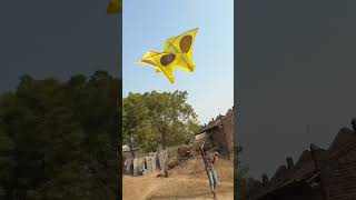 Janu tara baby એ એક સાથ બે પતંગ ઉડાવ્યા 14 January kite flying 🪁 2025 #shorts