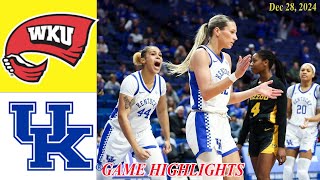 Western Kentucky Vs Kentucky Wildcats Women's Basketball Game 4th-Qtr |Dec 28,2024 College Basketbal