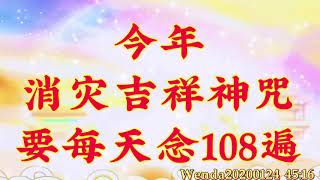 卢台长开示：今年消灾吉祥神咒要每天念108遍           Wenda20200124   45:16