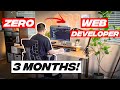 How I Became a Web Developer In 3 MONTHS & Got Hired (No Degree, No Bootcamp)