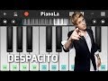 Luis Fonsi, Daddy Yankee - Despacito Ft. Justin Bieber | Mobile Perfect Piano Tutorial by PianoLa