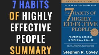 7 Habits of Highly Effective People by Stephen Covey | Animated Book Summary