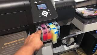 DTF fluorescent and regular inks same print Epson stylus 4900