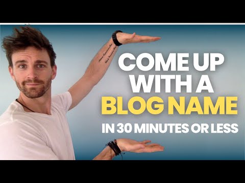 How to Come Up with a Blog Name & Domain in 30 Minutes or Less! How to Come Up with a Blog Name & Domain in 30 Minutes or Less!