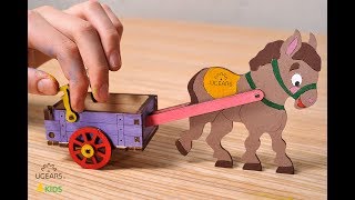 Ugears 3D Wooden Coloring Models