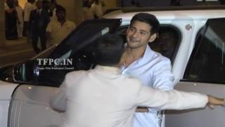 Mahesh Babu At Chiranjeevi 61st Birthday party at Park Hyatt Hyderabad | TFPC