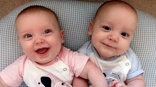 Twin Babies Funny Moments - Funny And Cute Video
