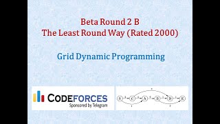 Codeforces Dynamic Programming 2 B - The Least Round Way (rated 2000)