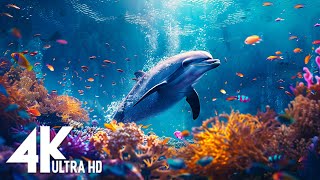 Under Red Sea 4K - Beautiful Coral Reef Fish in Aquarium, Sea Animals for Relaxation