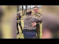 Ukrainian soldier reunited with parents after village is liberated