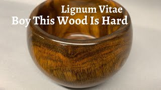 Woodturning | Lignum Vitae Bowl