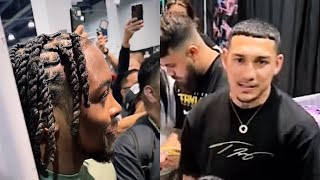 KEYSHAWN DAVIS PULLS UP ON TEOFIMO LOPEZ \u0026 WANTS ALL THE SMOKE!!