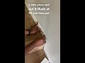 baseboard tips and tricks how to finish your trim work one way if u every face this fyp shorts