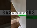 Baseboard tips and tricks! How to finish your trim work one way if U every face THIS! #fyp #shorts