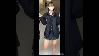 可愛い女子高校生　tiktokダンス動画               cute japanese girl #jk #jkダンス #tiktok #ダンス動画 #制服 #女子高校生　#japan