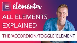 Accordion and Toggle Elements Tutorial | Elementor