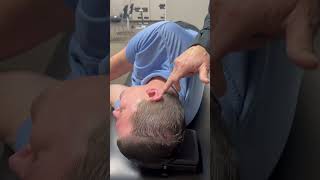 Vertigo relief!#asmr #chiropractor #gentlechiropractor #trendingshorts #asmrsounds