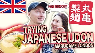 Trying Marugame Udon In London | International Couple