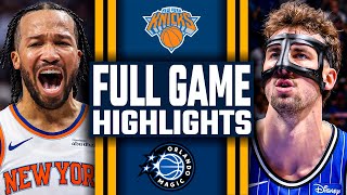 New York Knicks vs Orlando Magic - Full Game Highlights | November 22, 2025 NBA Season