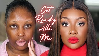 Retro Glam Makeup | Get Ready with Me | Red Lipstick