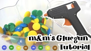 DIY マーブルチョコ　グルーガン小物作り