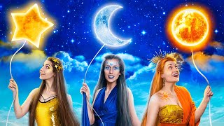 ¡Chica Luna, Sol y Estrella en la Vida Real! ¡Guerra de Bromas!
