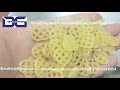 2D Slanty Window Pellet Extruder/Wheat Snacks Fryum Production Line