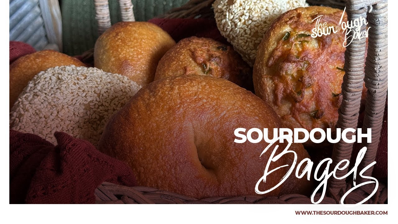Sourdough Bagels Full Recipe Video Youtube Sourdough Bagels Full Recipe Video Youtube