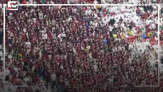 الجماهير القطرية تهتف للاعبيها رغم التأخر أمام الإكوادور بهدفين في افتتاح كأس العالم 2022