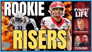 2024 Dynasty Fantasy Football: Top Rookie Draft Risers & ADP Insights from High-Stakes Leagues! 🏈