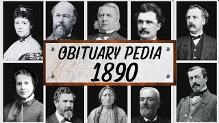 Famous People We've Lost in 1890 - Obituary in 1890