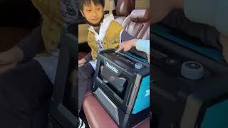 【makita】車中で電子レンジが使えるだと！？マキタ40v電子レンジMW001GZ