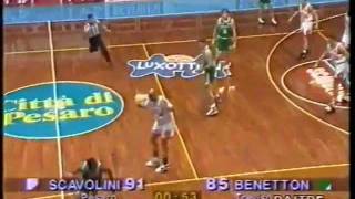 Lloyd Daniels 1996 (Scavolini Pesaro vs Benetton Treviso 98-90)