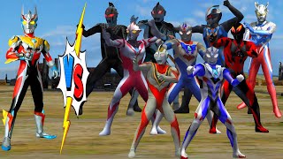 ウルトラマン REIGA VS ULTRAMAN GAIA, ZETA, ARC, DECKER, BELIAL, ZERO, TREGEAR, RIBUT DARKNESS #ウルトラマン #怪獣